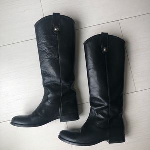 Frye Melissa Button Black